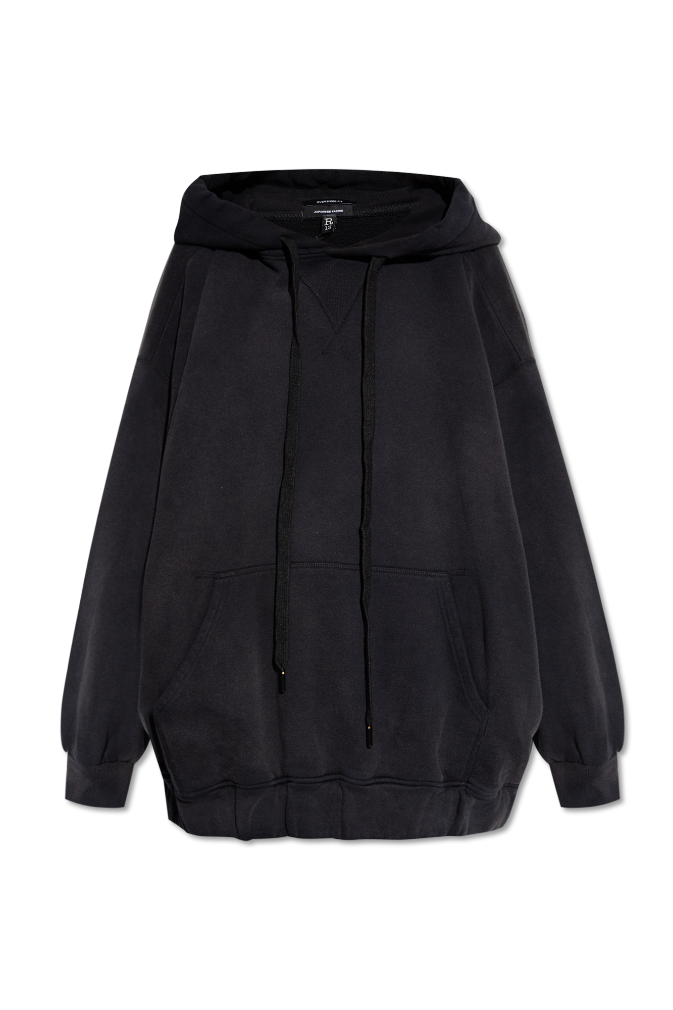 Black Oversize hoodie R13 Vitkac GB